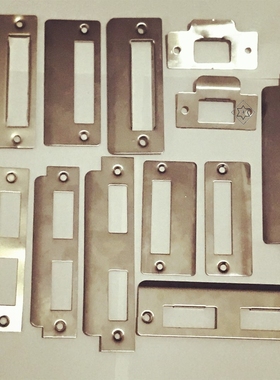 锁具大全 配件 通用型具锁体导向片木门锁片门锁扣片装饰条压边条