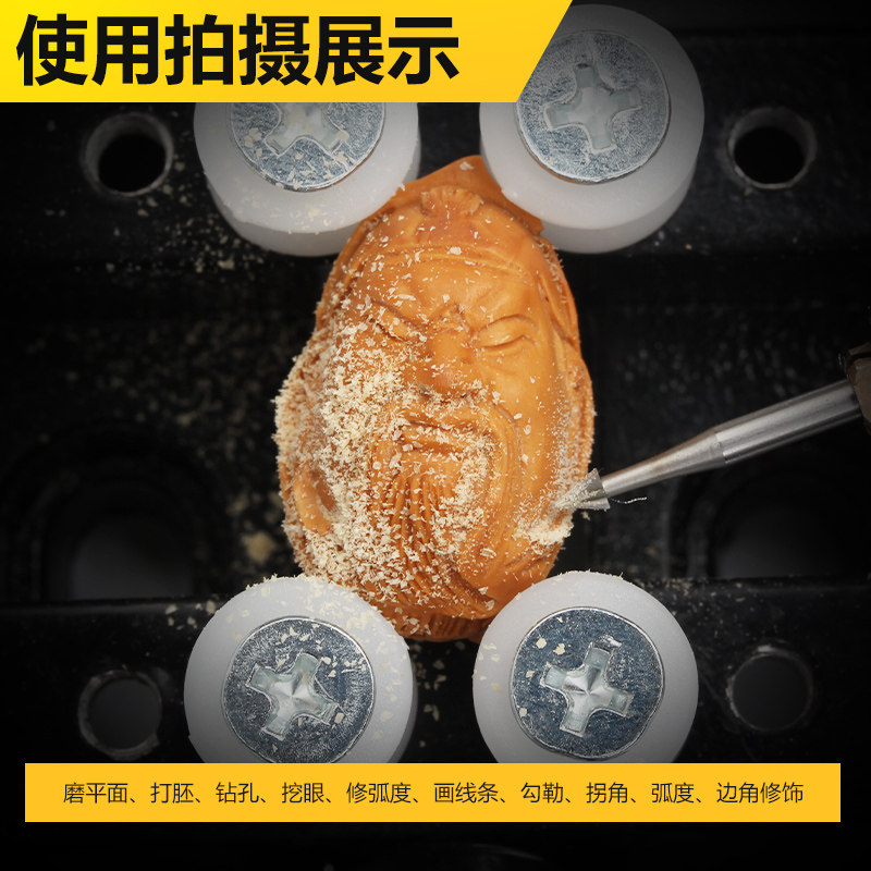 电磨头配件迷你钻电动旋转锉刀橄木根榄核雕牙机铣刀微小型雕刻机