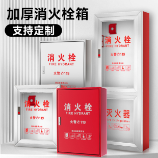 室内消防栓箱消火栓箱水带卷盘箱子工程用消防器材组合灭火栓套装