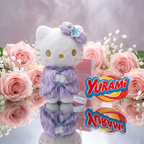 【京都限定】紫色雪花和服KT送礼