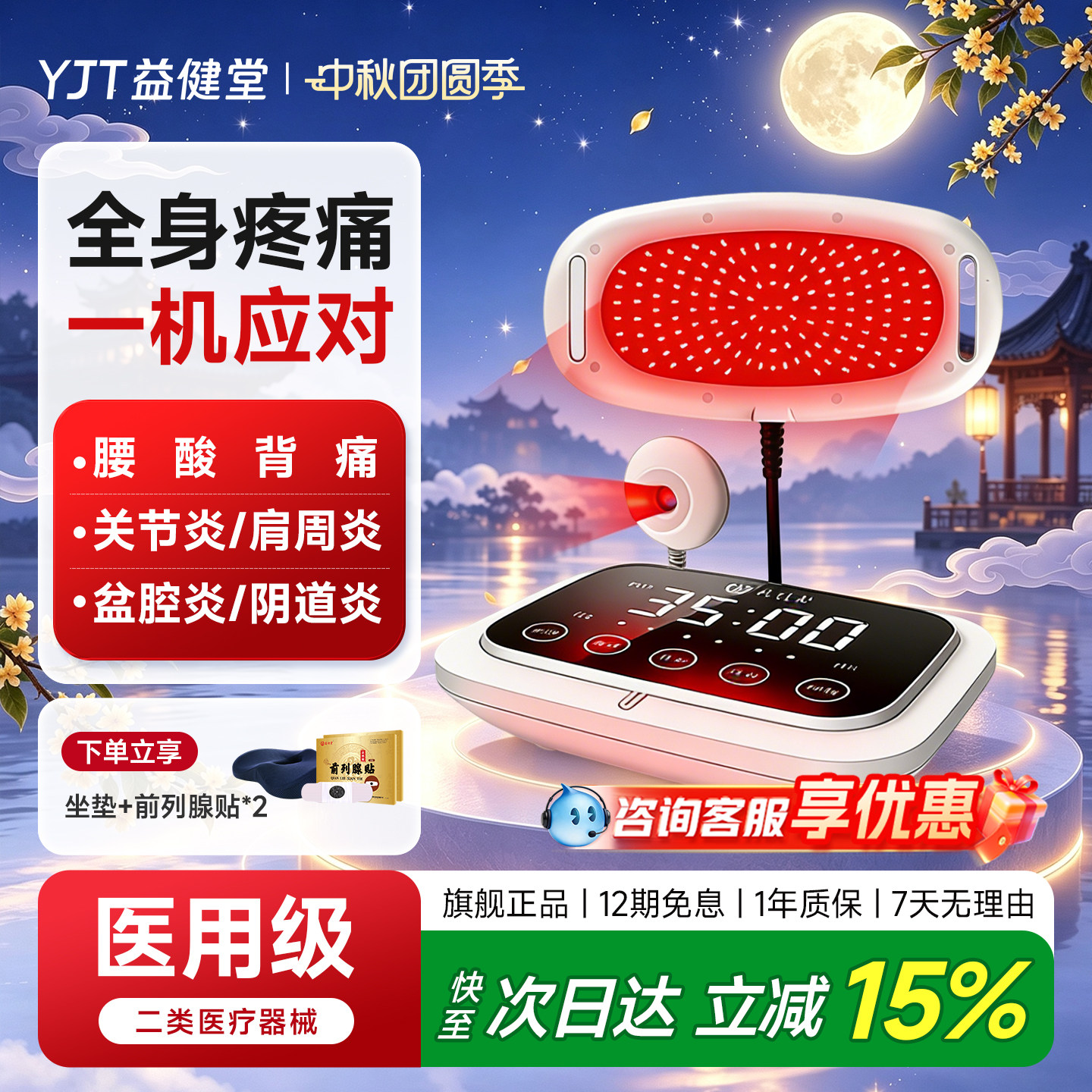 蓝光治疗家用益健堂乳腺