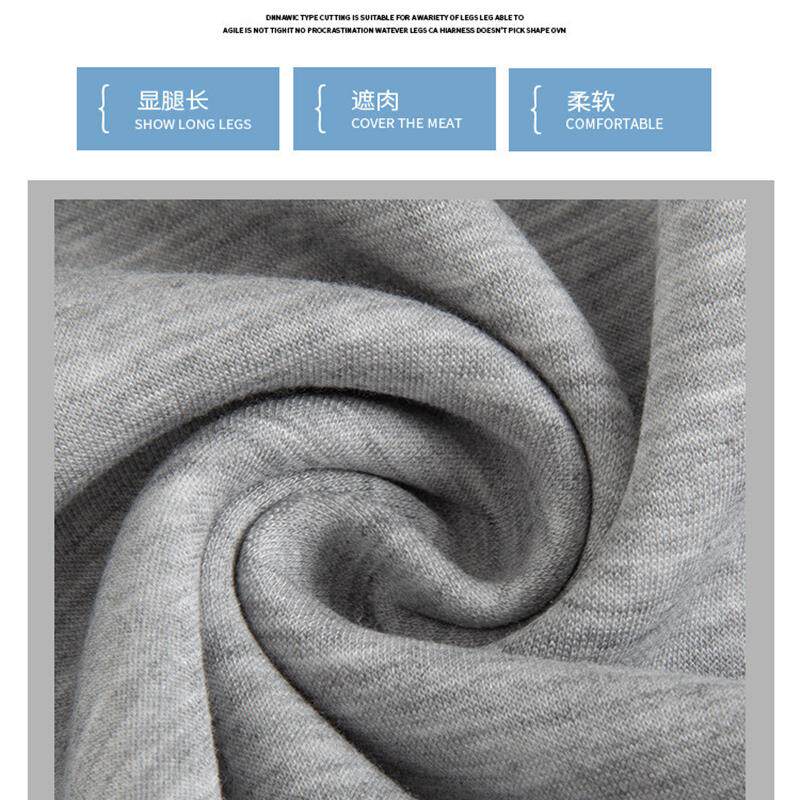 运动裤女夏季2026新款垂感直筒灰色卫裤春秋慵懒松弛感窄版阔腿裤