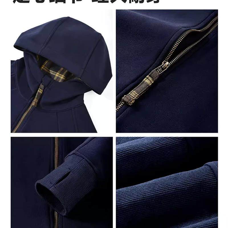 修身卫衣外套女2026新款女士开衫连帽休闲运动瑜伽上衣加绒卫衣