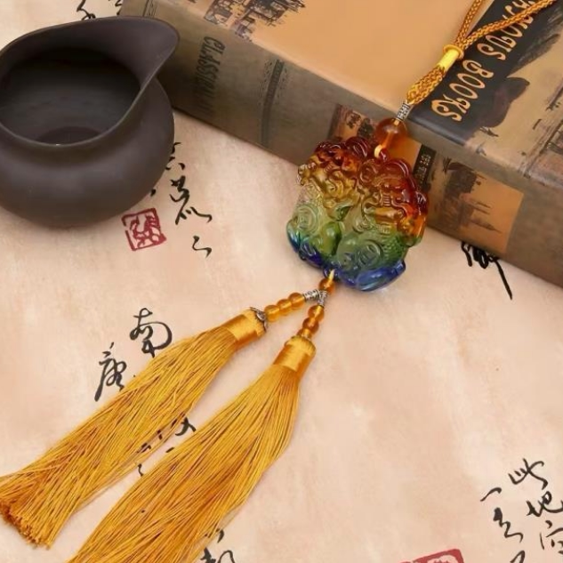 S汽车挂件车内吊饰高档保平安符貔貅车挂饰车载后视镜车子饰男女