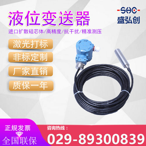 盛弘创FRD-8051液位变送器分体投入式水位传感器厂家直销质保一年