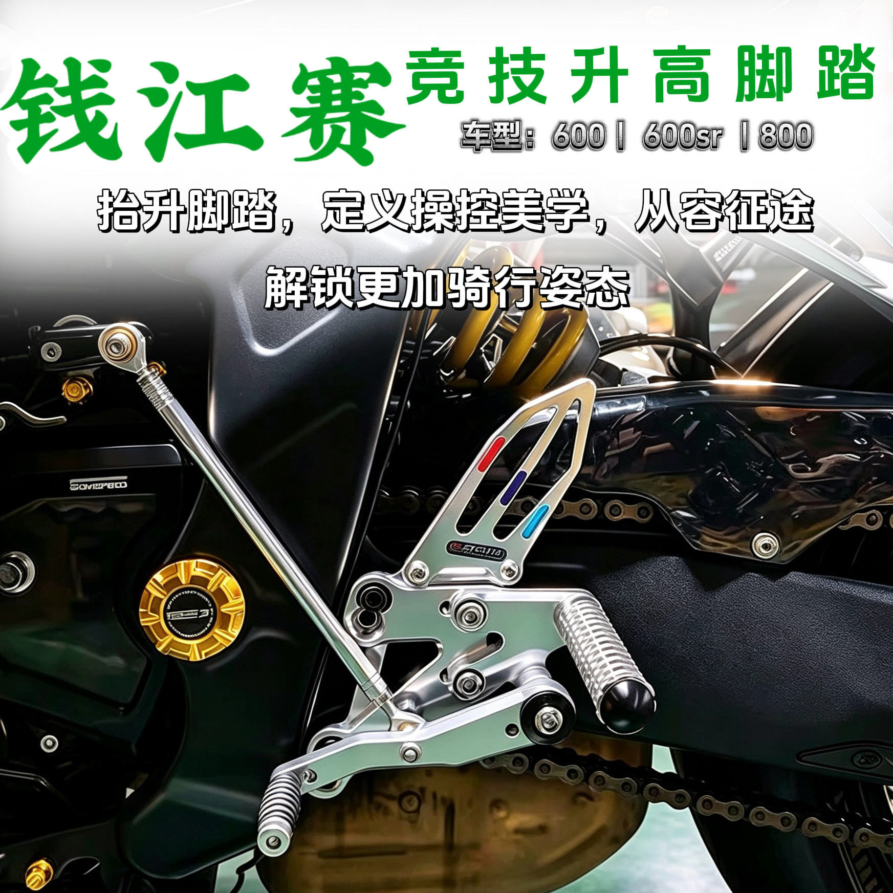 赛600RS塞600/800竞技升高脚踏