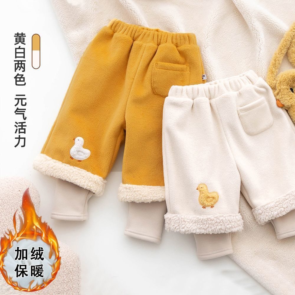2026婴儿加绒裤子假两件拜年服新中式宝宝裤子儿童冬装加厚休闲裤,女装/女士精品,卫裤,淘宝优惠券,粉丝福利购,淘宝优惠卷