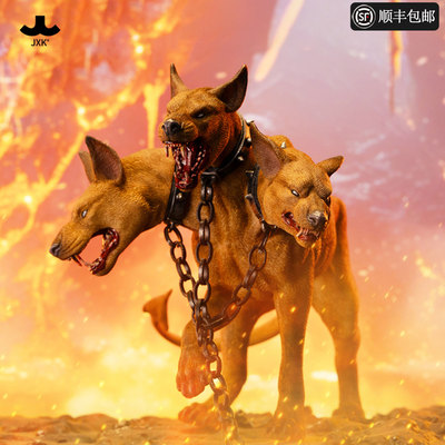 JXK阿尔法地狱三头犬潮玩手办