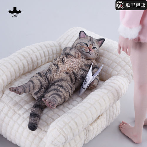 废柴猫瘫睡沙发猫咪潮玩手办摆件