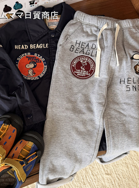 日系DD风男童卫裤春秋卡通徽章贴布休闲运动裤儿童帅气痞帅小脚裤