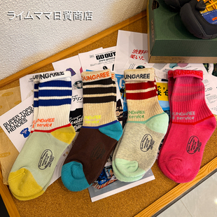 日系中古风DD童装儿童26春秋新款长袜子休闲袜子潮袜中筒袜运动袜