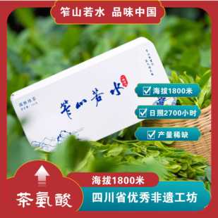 攀枝花国胜绿茶  笮山若水  特级毛峰  150克精致铁盒