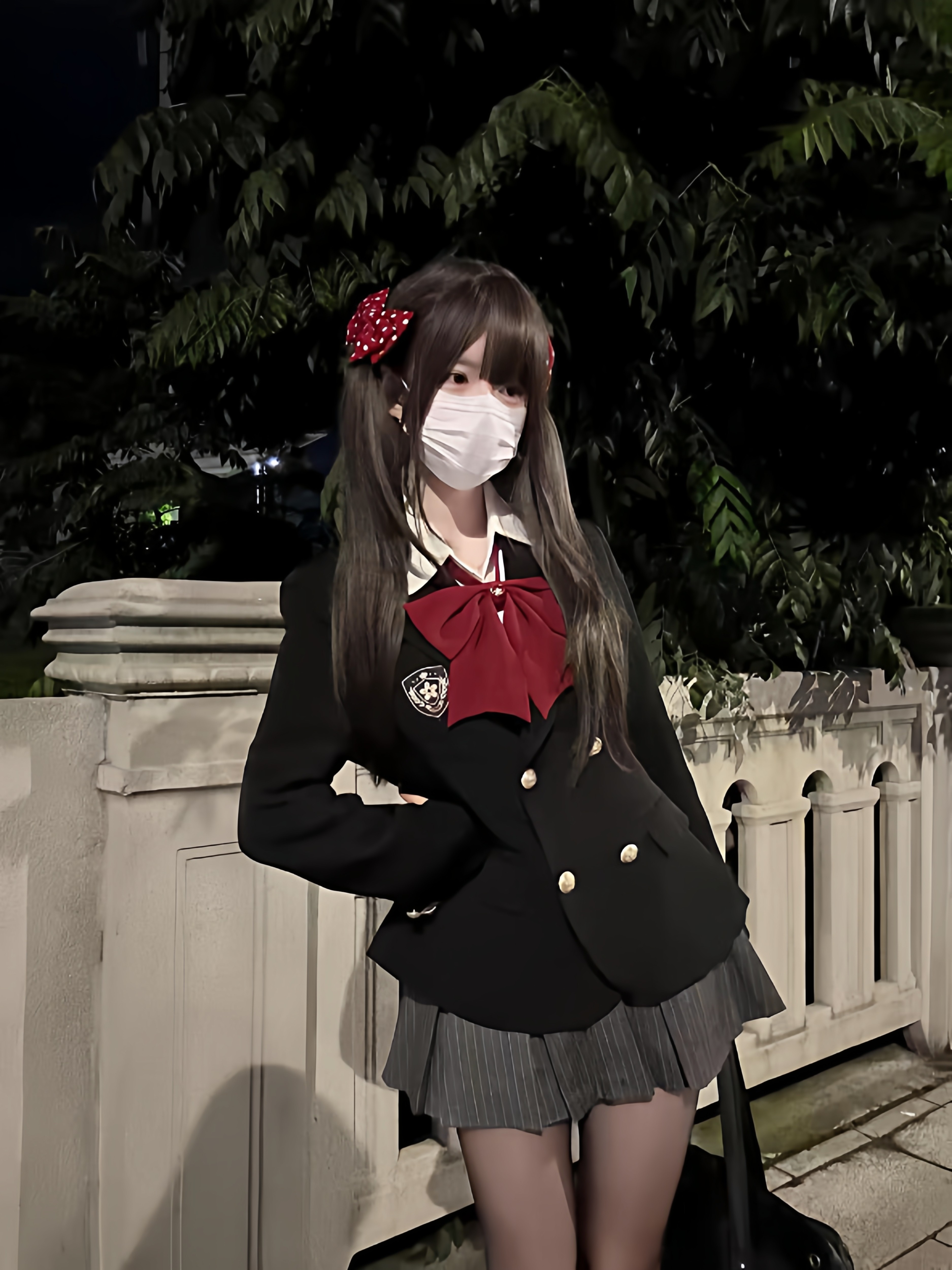 jk制服上衣学院风西装外套送徽章秋冬校供学生小个子黑色西服上衣