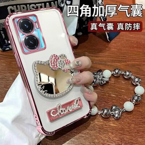 VIVOY77手机壳粉色KT猫镜子