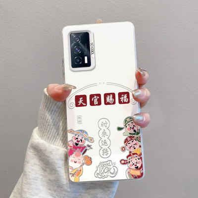 iqooneo5手机壳磨砂彩银天官赐福