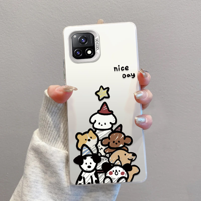 VIVOY52s手机壳圣诞星星小狗