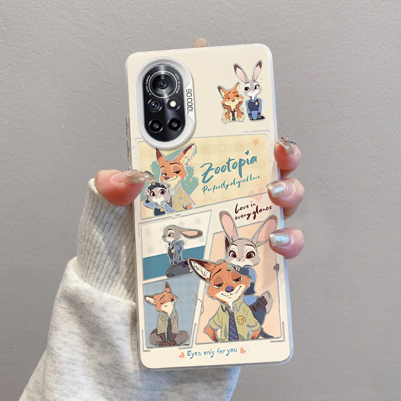 华为nova8手机壳尼克和朱迪漫画