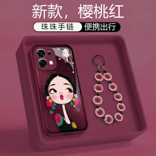 嘟嘴女孩适用OPPOA6-5G手机壳