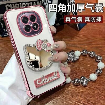 OPPOA5手机壳粉色KT猫镜子