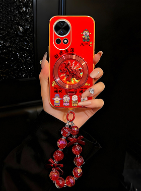 财源滚滚适用华为Nova12Pro手机壳电镀硅胶防摔软壳12Ultra全包镜头创意简约Nova13Pro保护套