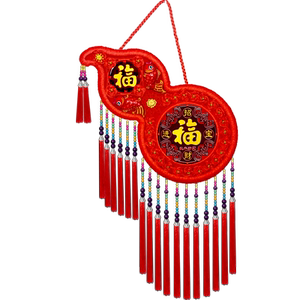 高档桃木大号平安结中国结挂件