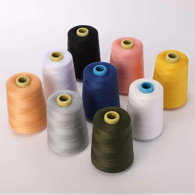 202缝纫机线直供大卷服装粗线箱包线牛仔线平车线