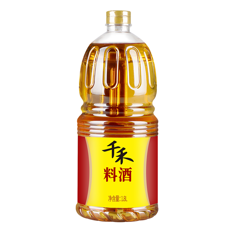 千禾料酒1.8L去腥提味解腻增鲜炒菜调味黄酒大桶整箱