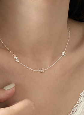 925纯银蛇骨链女简约项链气质