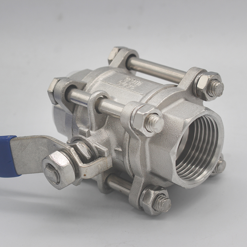 201/304/316L/三片式不锈钢球阀/3PC内丝球阀 Q11F-16P/丝扣球阀