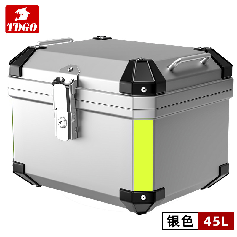 摩托车尾箱后备箱大容量通用大号储物箱踏板电动车行李箱子可拆卸