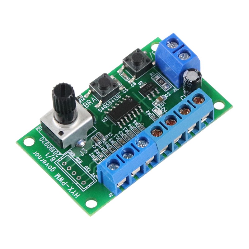 直流无刷电机马达pwm调速器5v12v24v 急停刹车无极W调速正反转控