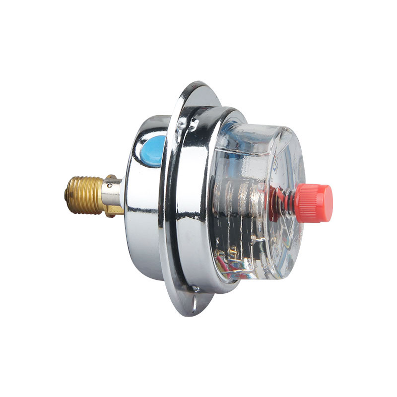 耐震电接点压力表 轴向带边YNXC60ZT 磁助式30VA上下限控制压力