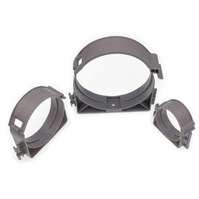 新风系统配件卡子PE通风管道110 75 160通用管道连接分支固定抱卡