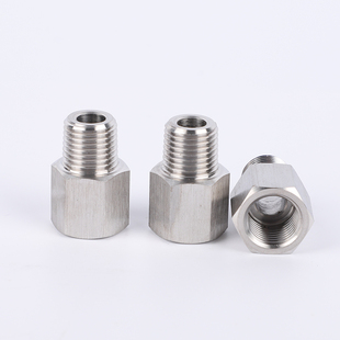 1.5转234分R NPT 压力表变径补芯M20 304不锈钢内外丝转换接头
