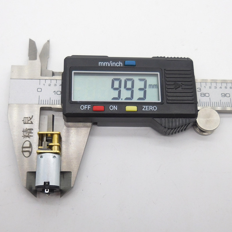 GA12-N20减速马达 智能小车3CV6V微型直流齿轮减速电机 低速