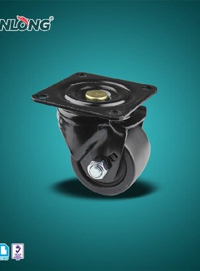 尚坤SK6-B75105P重型活动脚轮 黑色不带刹车 移动工作台万向脚轮