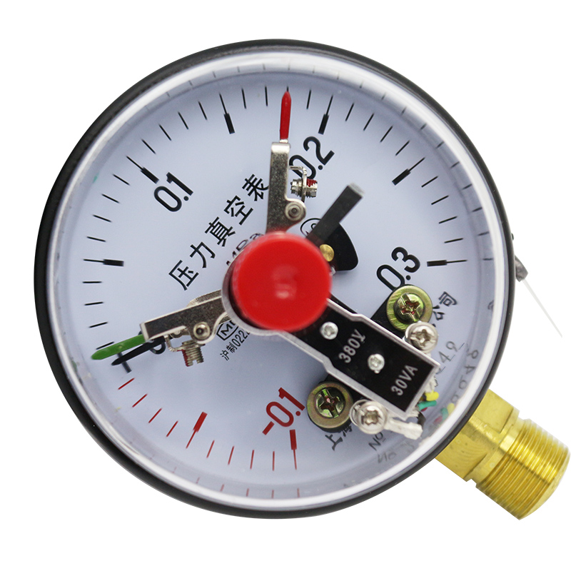 YXC100电接点真空压力表负压-0.1-0/0.15/0.3/0.5/0.9/1.5/2.4MPA