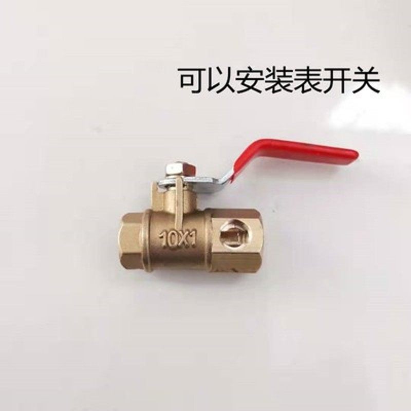 轮胎加气杆表头带胶套浸油气压表货车充气杆手摇高精度胎压枪油表