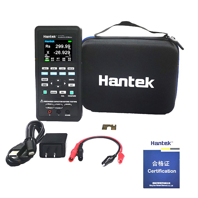 汉泰手持式LCR数字电桥Hantek1832C/Hantek1833C测量电感电容电阻