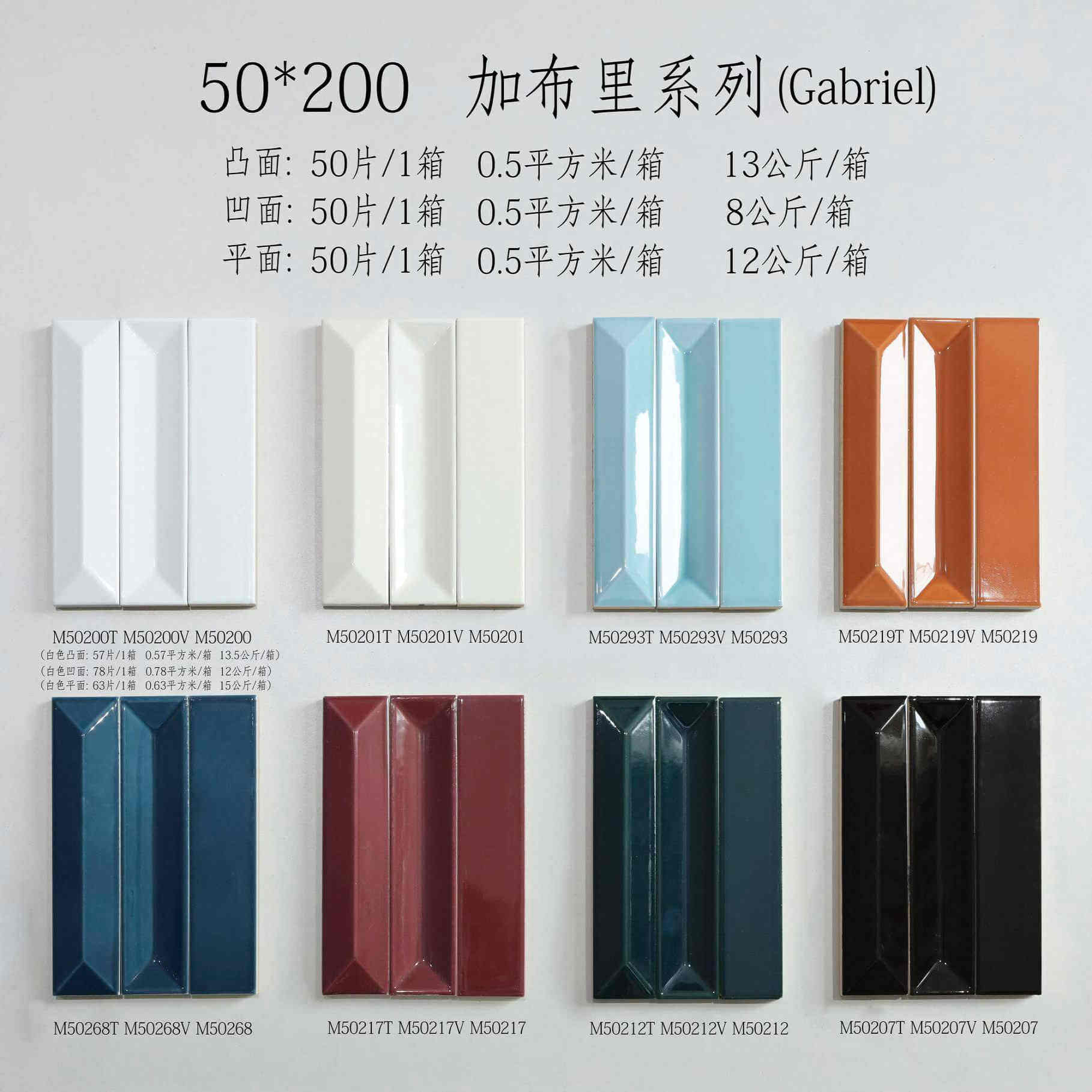北欧艺术客厅阳台瓷砖50x20釉面砖