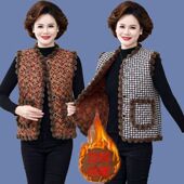 fashionable loose Women sleeveless vest中老年外穿马夹女