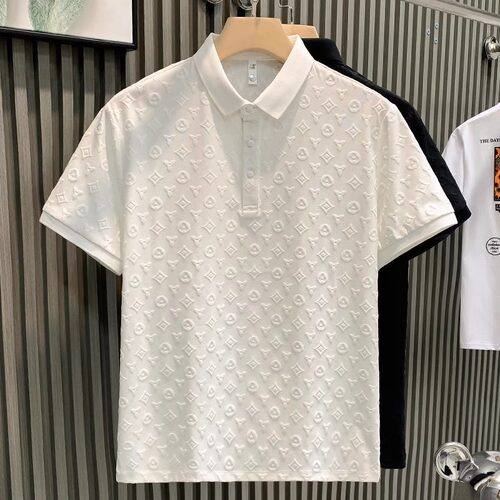 Luxurylapeltee男士轻奢翻领短袖