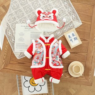 Baby winter clothes one-year-old gift dress for boys周岁礼服