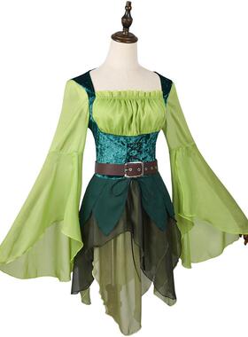 Women's elf dress Halloweenrole-playing costume精灵连衣裙