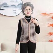 fleece and aged Women people middle elderly vest
