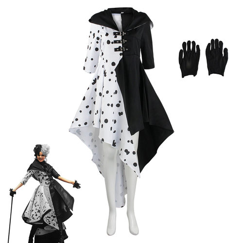 HalloweenDressBlackWhiteWitch