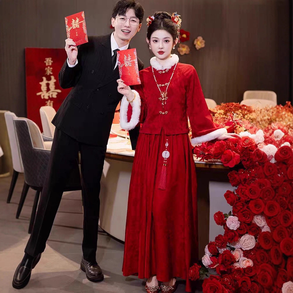 Bridal gown red suit wedding dress敬酒服新娘红色套装结婚礼服,女装/女士精品,秀禾服,淘宝优惠券,粉丝福利购,淘宝优惠卷