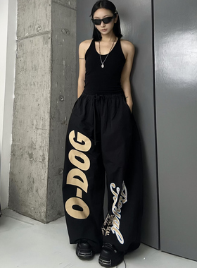 O-DOG 阔腿机能裤 简约限定百搭舞蹈街头四季透气男女通款odog
