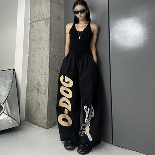 透气男女通款 简约限定百搭舞蹈街头四季 阔腿机能裤 odog DOG