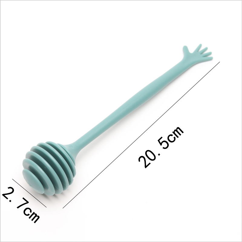 蜂蜜搅拌棒塑料长柄取用棒冲蜜水勺家用果汁麦芽糖搅棍棒工具